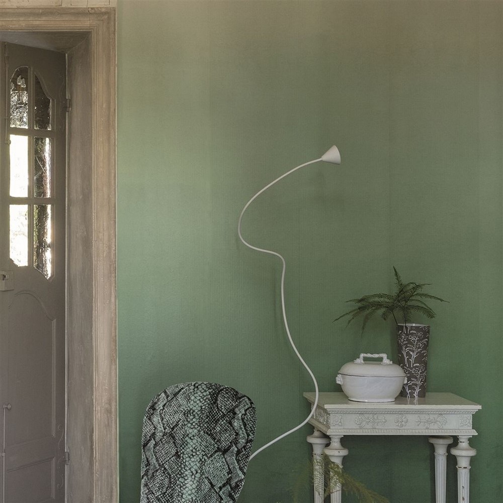 Saraille Wallpaper P600 by Designers Guild in Pale Jade Green